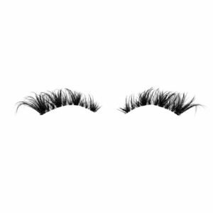HALF ZERO WEIGHT NATURAL PRESS N GO LASHES 6MM-12MM 3-7 DAY HOLD WITH PROPER INSTALLATION